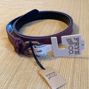 Frye leather belt in XL